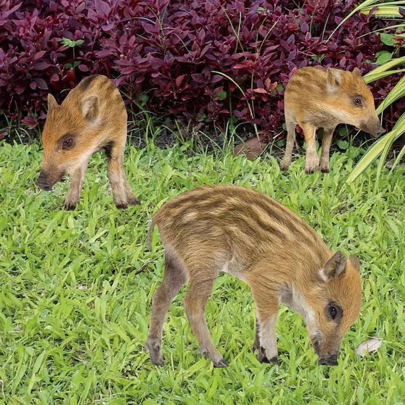 装飾的な置物豚像アクリルステーク両面印刷された耐候性動物装飾品庭園彫刻ヤードアートガーデニングステークス