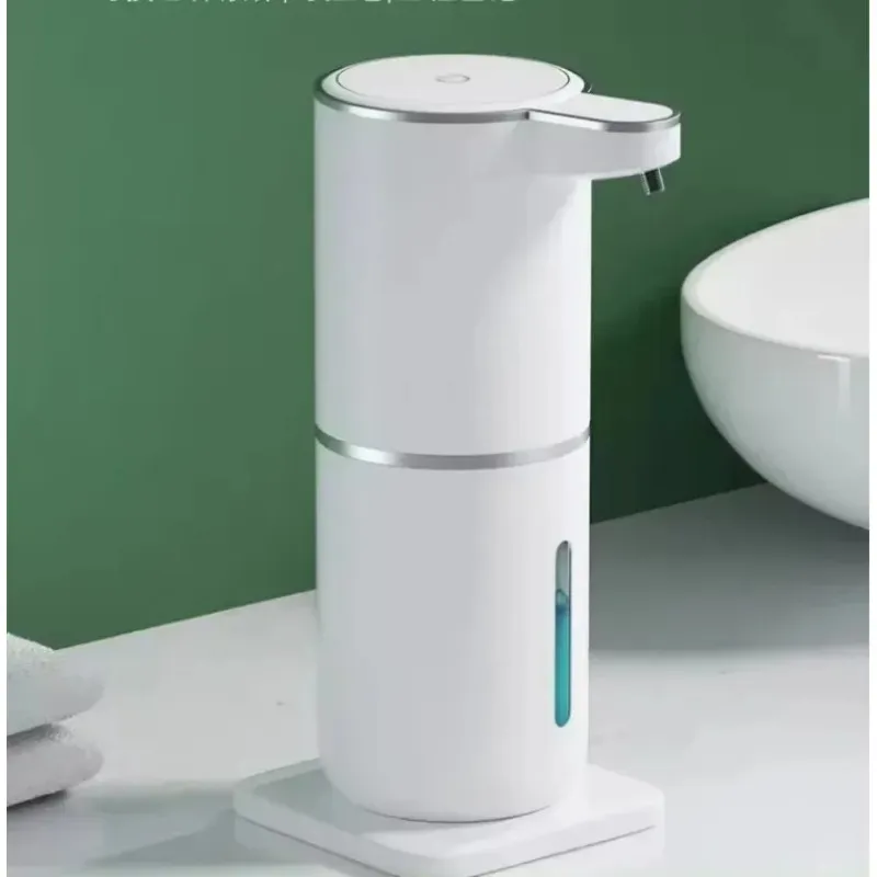 Portable Soap Dispenser Electric Automatic Touchless Foaming Soap Dispenser 4 Level Adjustable 380ml USB Rechargeable