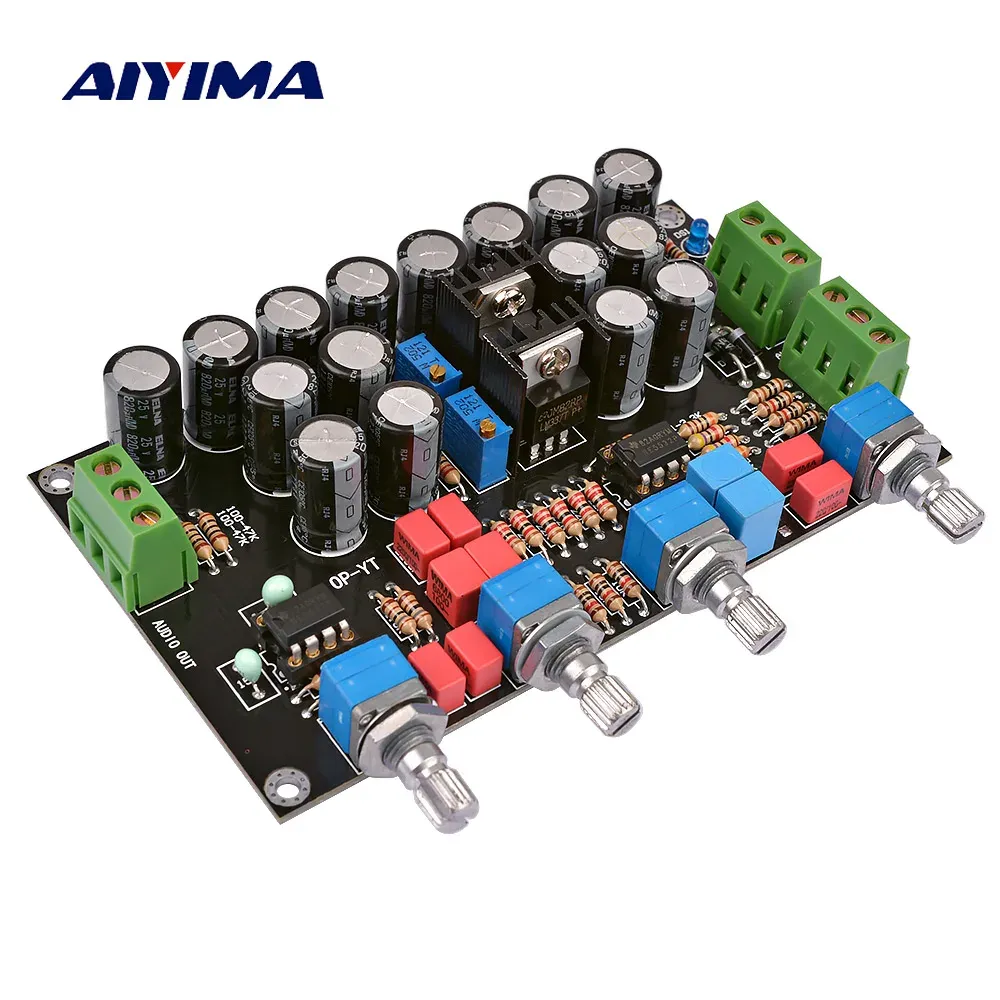 Wzmacniacz Aiyima Ne5532 OP wzmacniacz wzmacniacza przedwzmacniacz Włóż płyta sterująca HiFi przedwzmacniacz Tone płyta TON DUAL AC12V22V dla wzmacniacza DIY