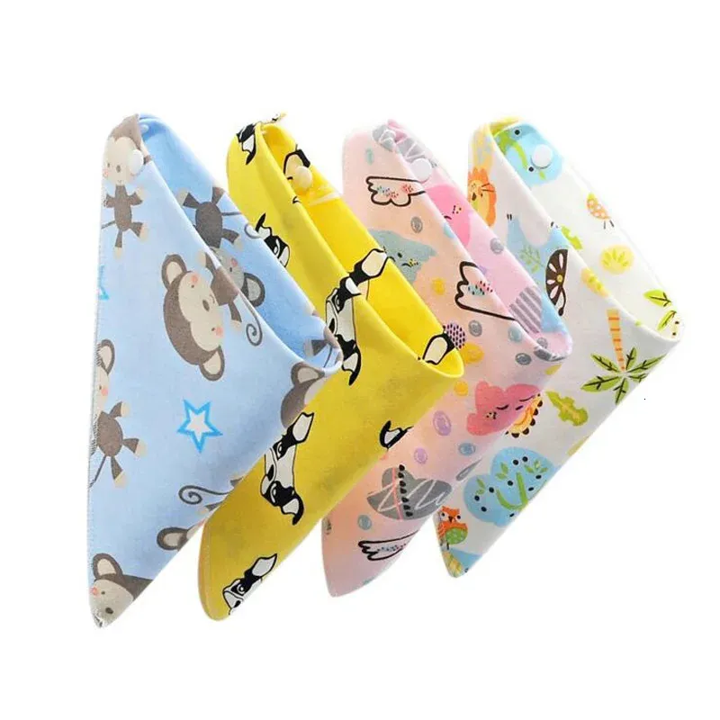 born Baby Bibs 10pcs/set Cotton Infant Burp Cloths Towel Babadores For Girls Boys 240422