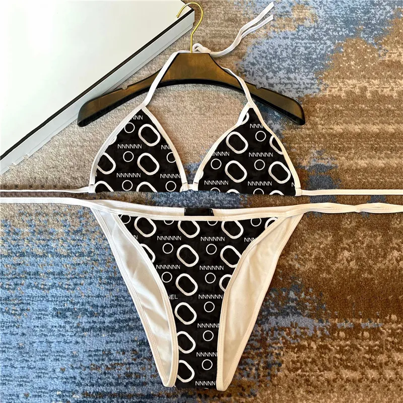 Luxury Split Swimsuit Designer Letter Print Women Bikinis Sexy Summer Swimwears Holiday Beachwears For Lady