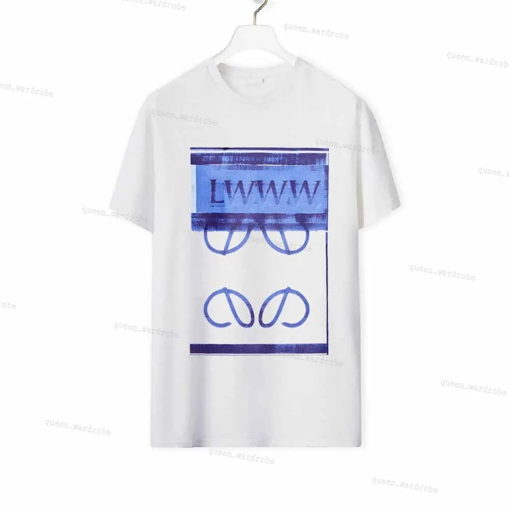 Loeweee TシャツメンズTシャツのシャツデザイナースウェットシャツ3Dプリントシャツ100コットンマン高品質の高級ブランドTシャツグラフィックティーデザイナートップ