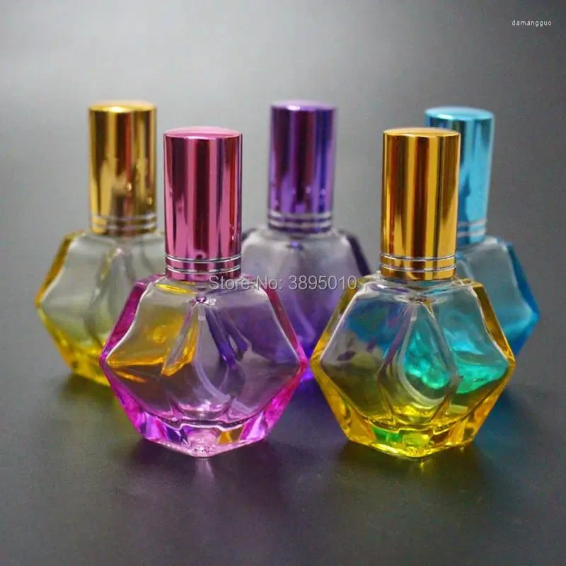 Bouteilles de rangement 10 ml Verre en verre flotte rechargeable Perfume vide Fragrance Portable Emballage F426