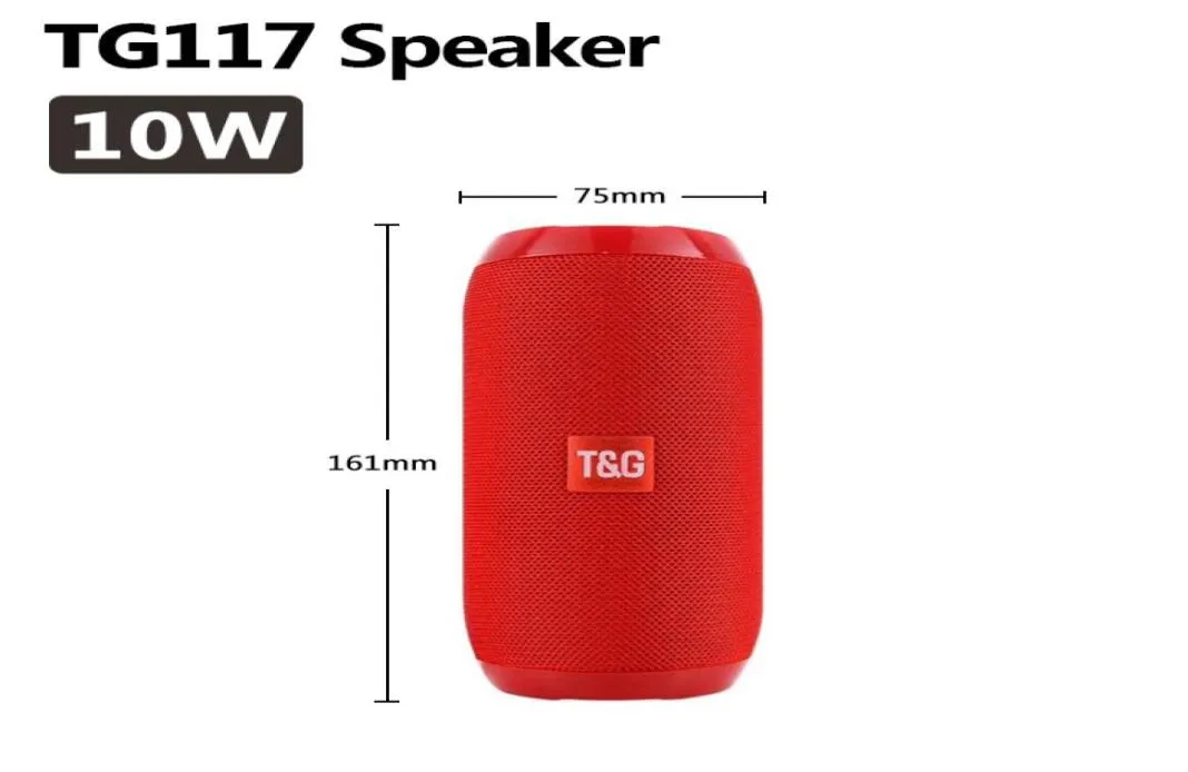 Bluetooth głośnik zewnętrzny bezprzewodowa kolumna subwoofer muzyka Centrum Boombox Portable 3D stereo 3600 mAh bateria fmtFaux6285412