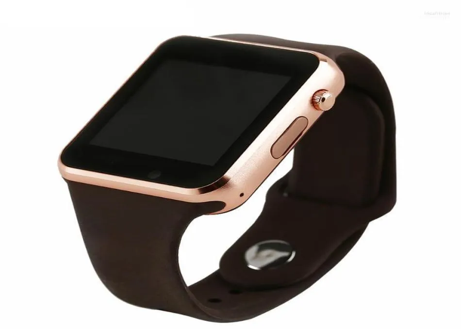 손목 시계 A1 Bluetooth Watch Connection Feetness Pedness Peedometer 착용 SIM TF 카드 카메라 음악 스마트 Android iRIS223596701