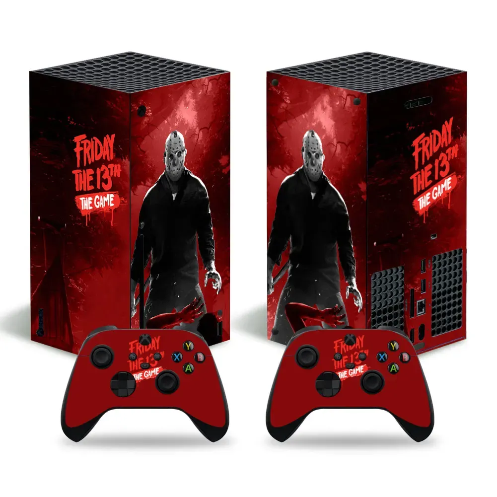 Naklejki w piątek 13. Gra najniższa cena naklejki dla Xbox Series X Kontroler Kontroler Skóra do naklejki XSX Vinyl #2312