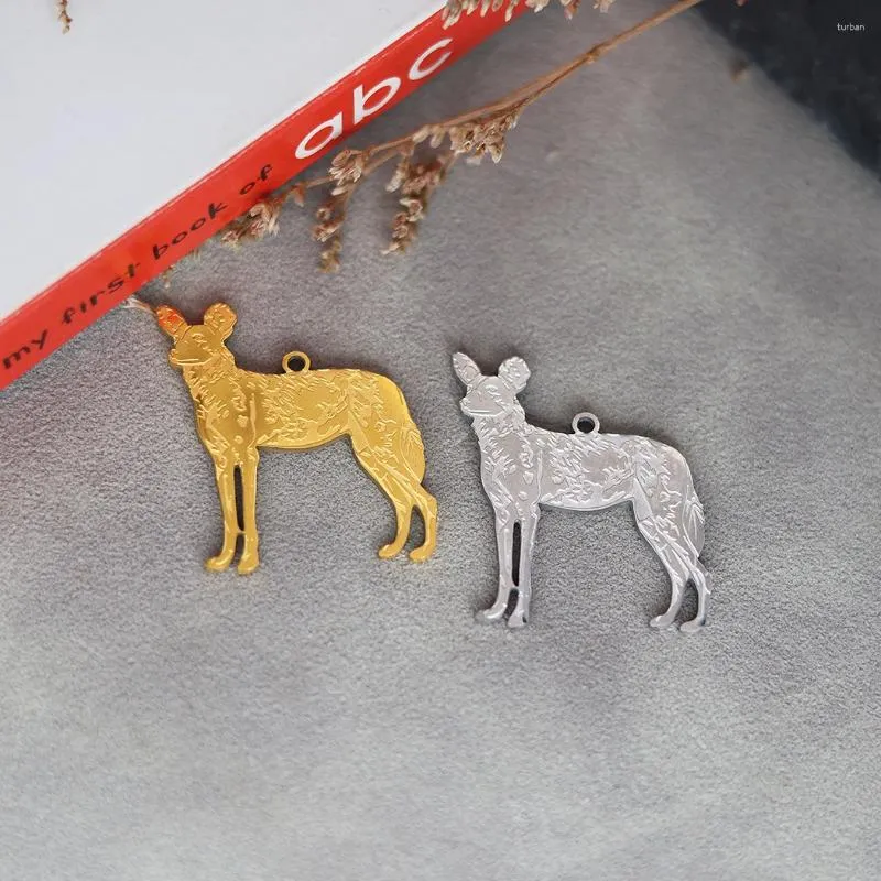 Charms Nedar 2pcs 26x23mm Animal Deer Charm For Jewelry Making Necklace Dog Pendant Earring Diy Crafts Accessories Craft Supplies