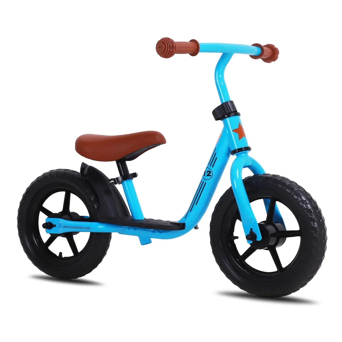 Bicycle JOYSTAR 10"/12" Kids Balance Bike for Girls & Boys,Toddler Bicycel with Footrest & Adjustable Seat Height, Black/Blue/Green/Pink