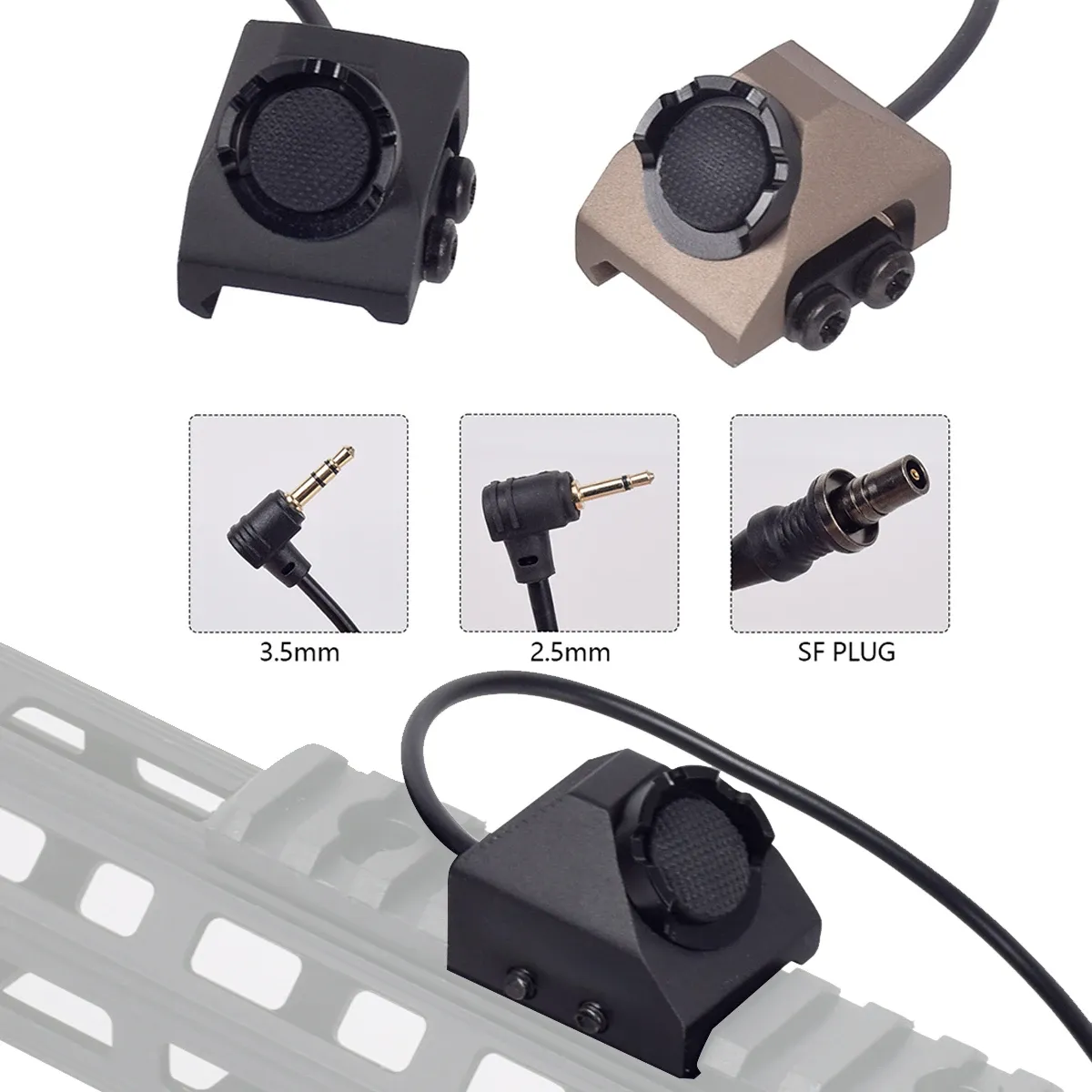 Accessori tattici UNA Hot Pulsante Switch Remote Fiet 20mm Picatinny Rail perfrigo