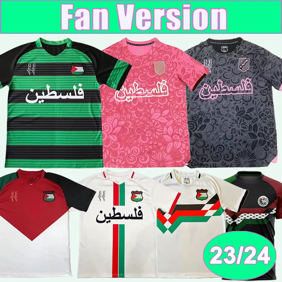 2023 24 Palästina Herren Fußball -Trikot -Nationalmannschaft M. Battat Tamer M. Abu Warda O. Kharoub Camouflage Special Edition Retro Foootball Shirts