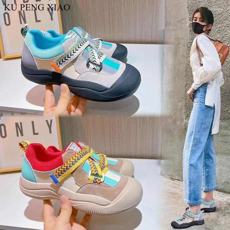 Casual Shoes High Quality Women Sneakers Autumn Woman Vulcanized Flat Ladies Fashion Comfort Ugly And Cute