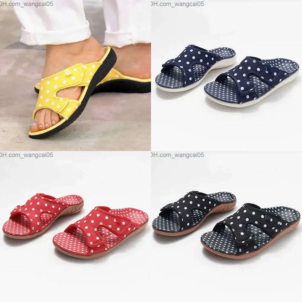 Zapatillas Sandalias casuales de verano para mujeres Májaros Mujeres Diapositivas para damas Slip On Patrón de calzado de playa Femenina Nuevo Sandalias T230711
