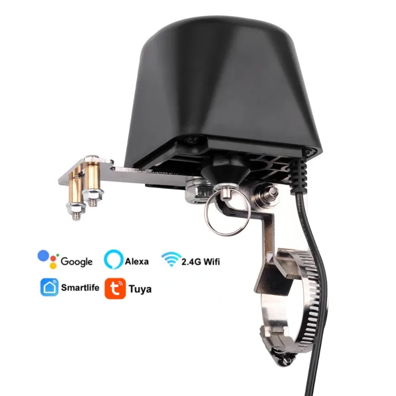 Contrôle Tuya WiFi Smart Water Vae Gas Vae Timing Control Garden Smart Robinet pour le support de l'eau Alexa Google Assistant SmartLife App