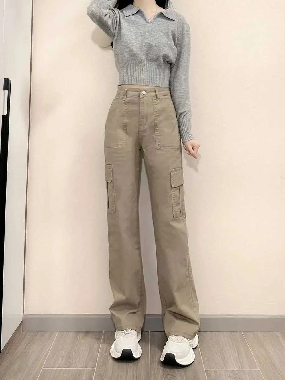 Dames jeans mode jeans damesbroek voor vrouwen met hoge taille Harajuku Jean Trous Lady American Styrestwearjeans For Woman Y240422