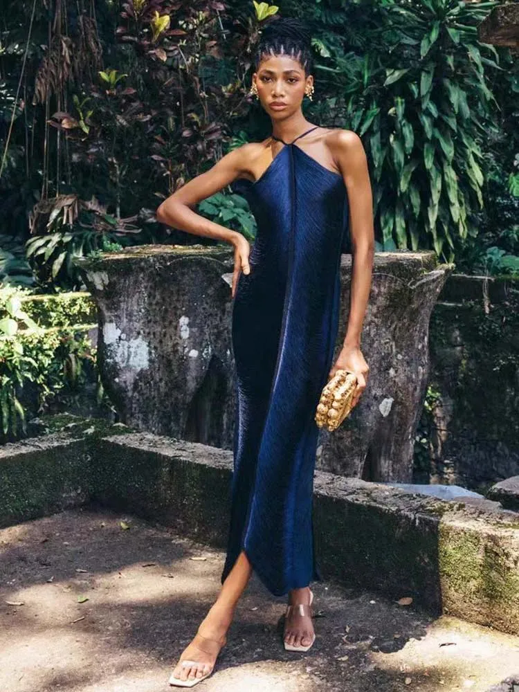 Halter Backless Maxi Dress, Tassel Gown, Party Dress | DHgate