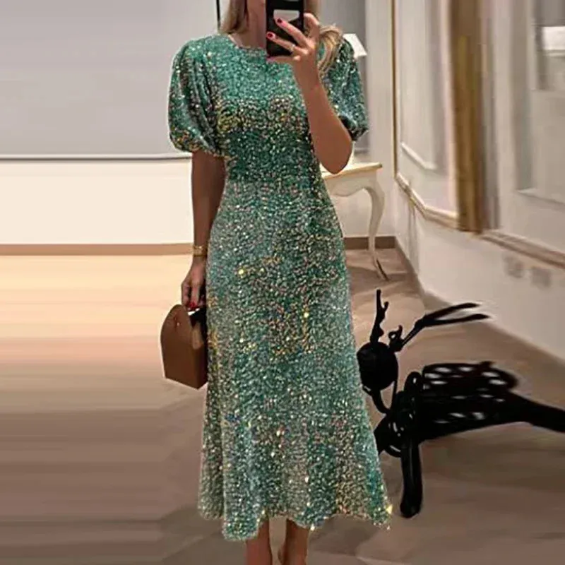 ladies sparkling dresses Ladivine BD4004 Dress, Black / S