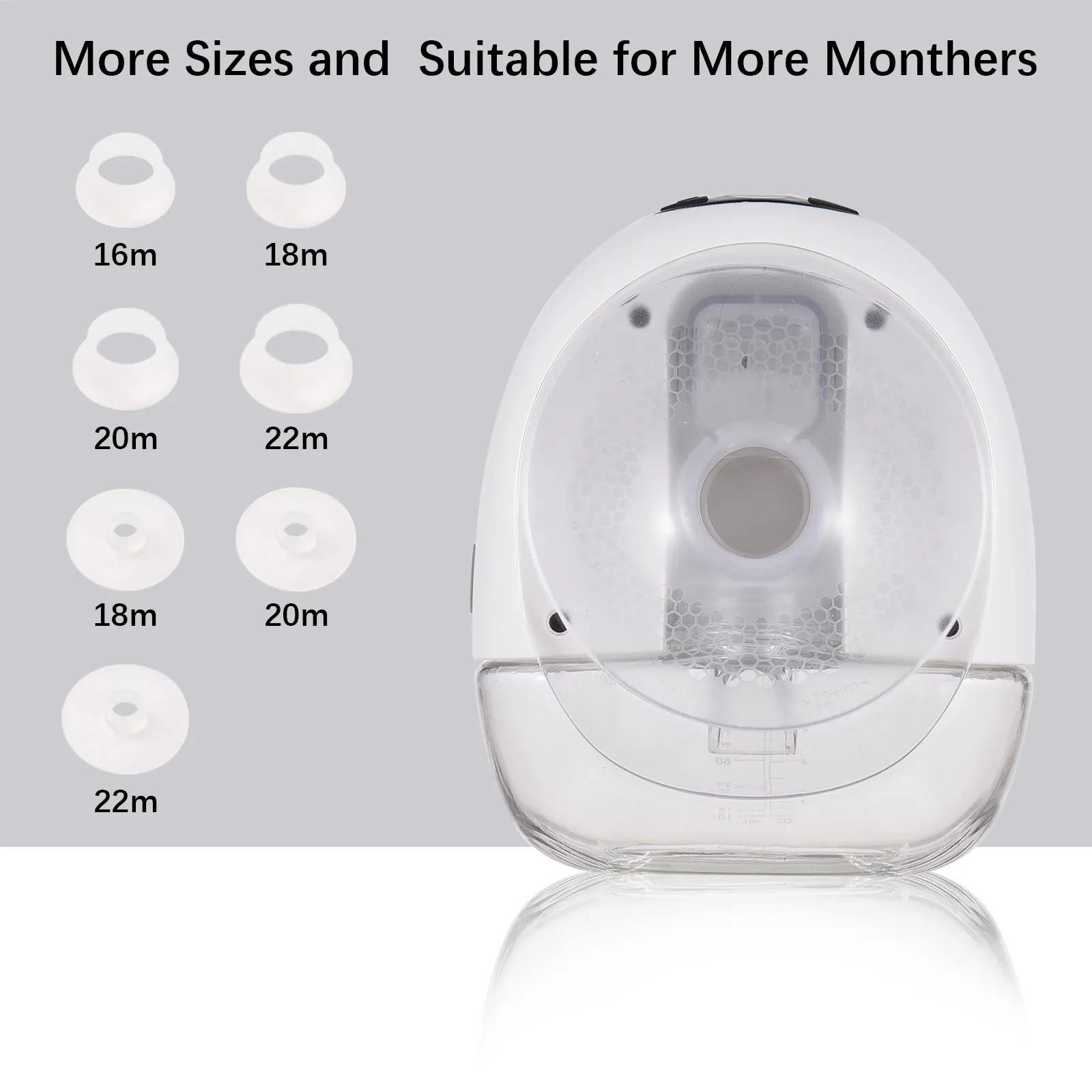 Enhancer S18 Portable Wearable Breast Pump Hands Free Electric Breast Pump för amning 4 Lägen 9 Sugnivå Låg brus för resor