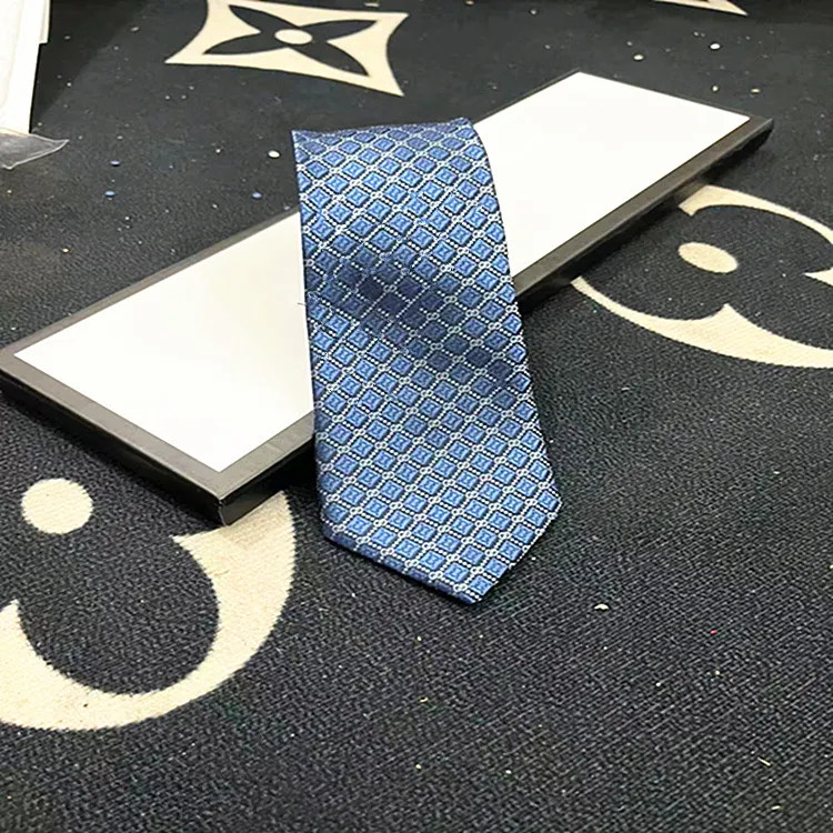 SSYY New Men Ties fashion Silk Tie 100% wedding tie Mens luxury necktie damier quilted ties plaid designer tie silk tie with box black blue white