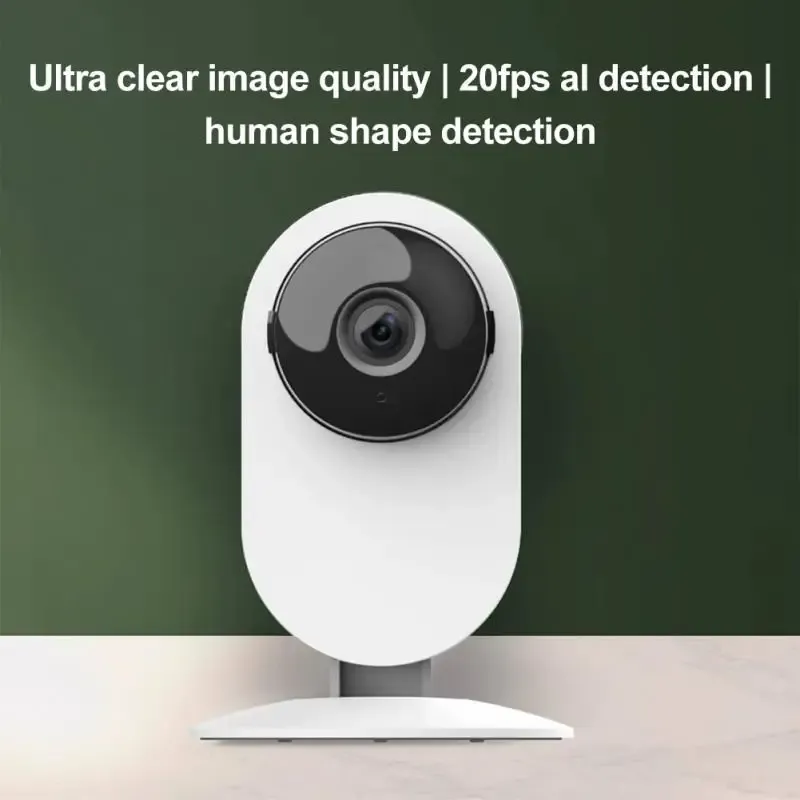 Kontrola inteligentnego bezprzewodowego kamery wewnętrznej inwigilacji HD wykrywanie ludzkiej figury Tuya AI Wykrywanie inteligentnego domu Wykrywanie kamery Wi -Fi