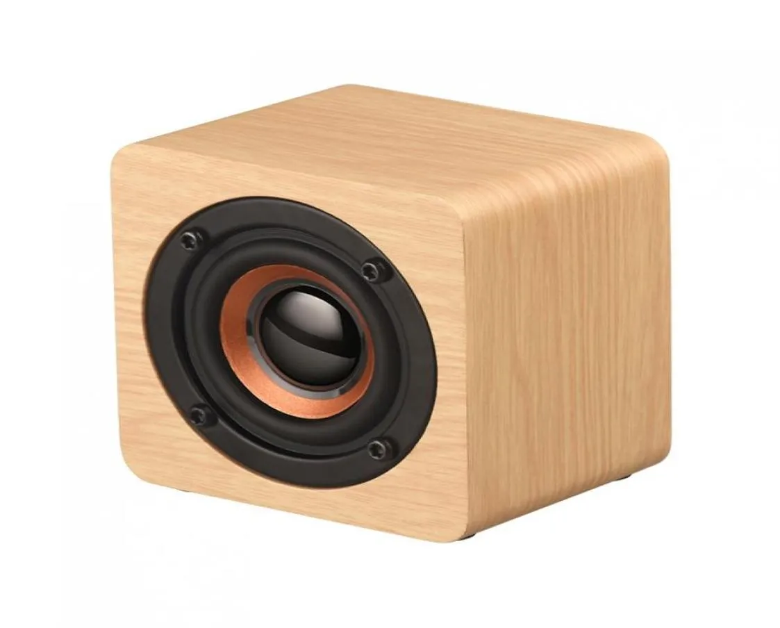 Drewniany subwoofer bezprzewodowy głośnik Bluetooth Przenośny mini telefon stereo producenci kreatywnych małych drewnianych głośników Bluetooth House3142169