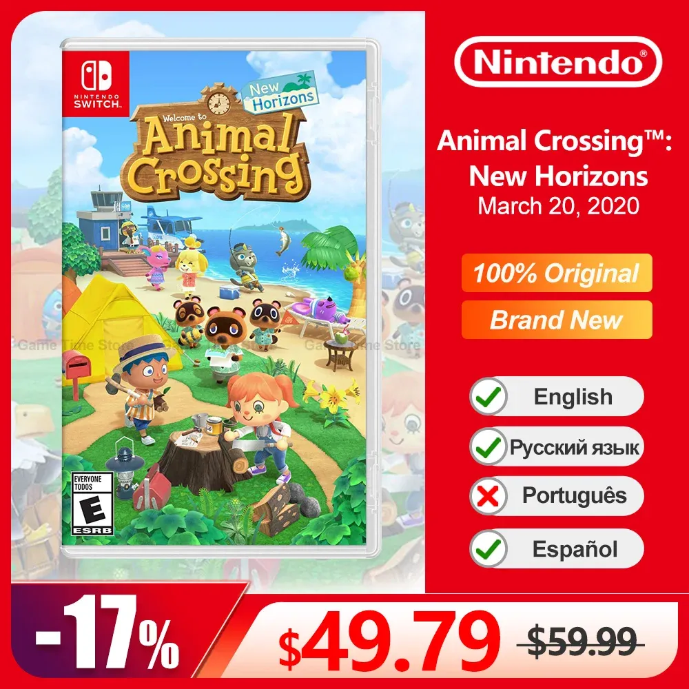 Deals Animal Crossing New Horizons Nintendo Switch Game Deals 100% Official Original Physical Game Card for Switch Game Console