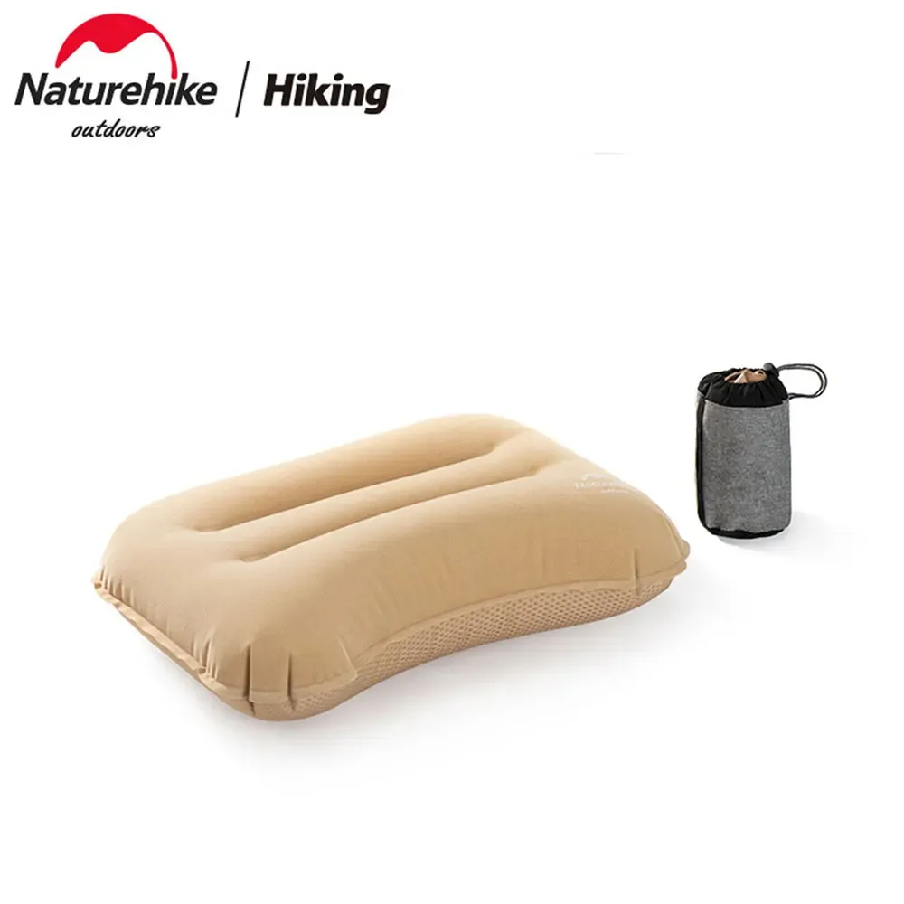 Travesseiro Naturehike Hike Outdoor 3D Pillow Fonge confortável Silencioso Alto travesseiro elástico Camping Viagem Sono Sleep Idable Pillow Headrest