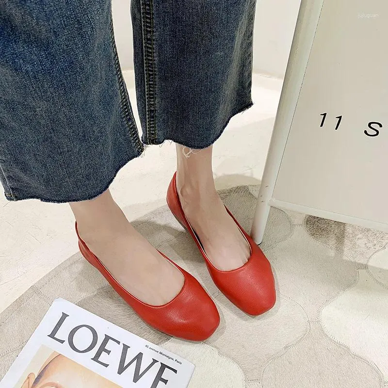 Casual Shoes Spring Summer Women Flat Woman Ballet Flats Candy Color Ladies Autumn Loafers Plus Size 35-42