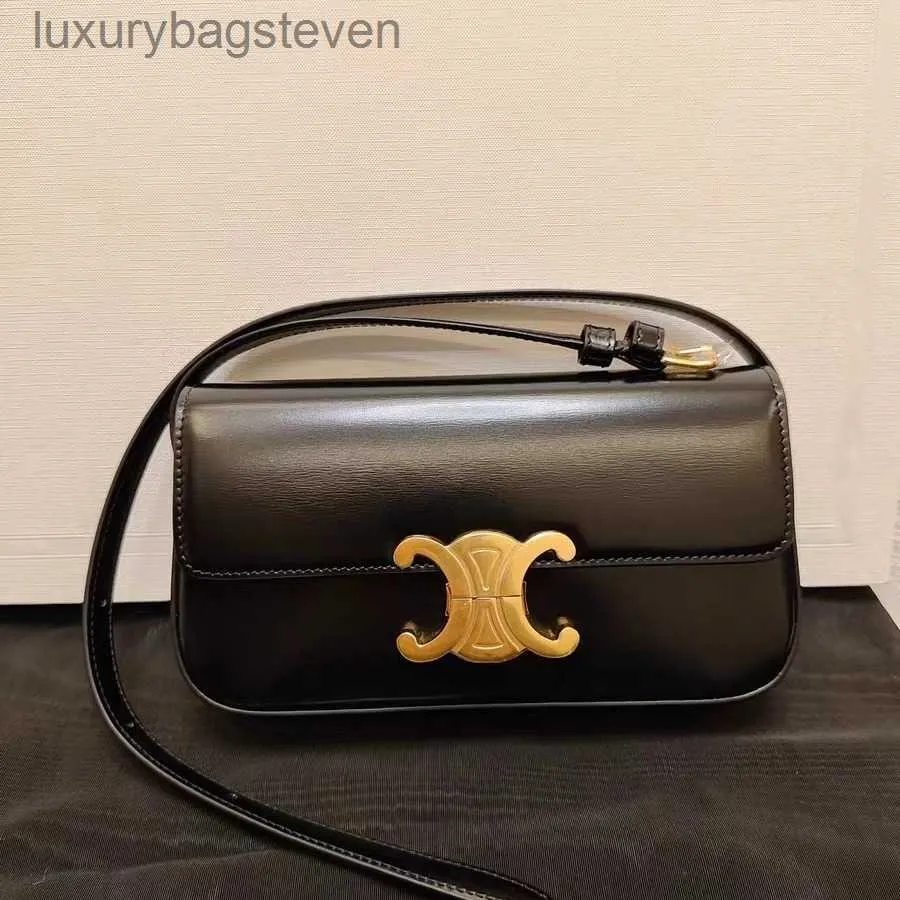 أكياس مصممة العلامة التجارية من الدرجة العلوية Cellin New Leature Leature Luxury High Edition High Edition Bag Inferarm حقيبة واحدة مربعة صغيرة مع شعار أصلي