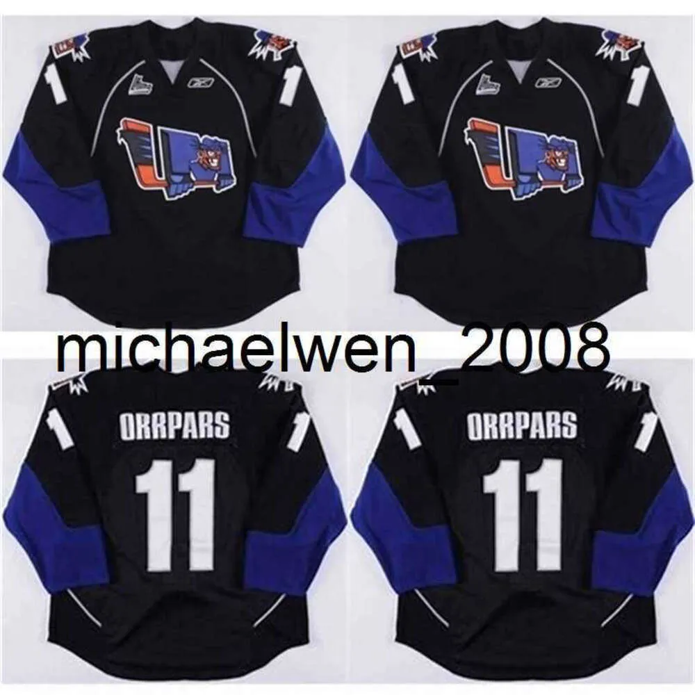 Kob Weng Lewiston Maineiacs Jersey 11 Orrpars Męskie damskie młodzież 100% haft cusotm dowolne nazwisko dowolne numer hokejowy koszulka taniej szybka wysyłka