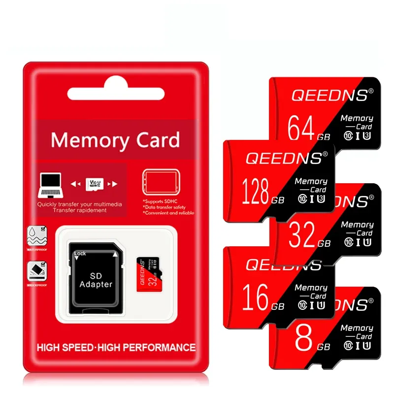 カードメモリカードマイクロTF SDカード64 128 256 SDXC高速メモリカード8GB 16GB 32GB UHSIフラッシュカードUSBペンドライブミニSDカード