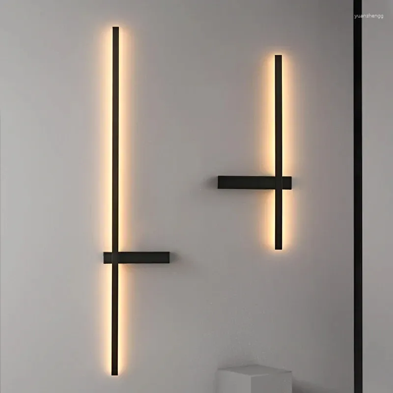 Wandlampen Minimalist Long Led Lampe Hintergrundleuchten Wohnzimmer Nacht