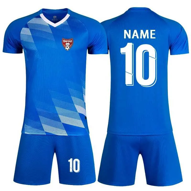 Fans Tops Tees Männer Jungen Fußballkleidung Sets Kurzarm Kinder Fußballuniformen Erwachsener Kinder Fußball Tracksuit Trikot 2022 2023 Custom Printing Y240423