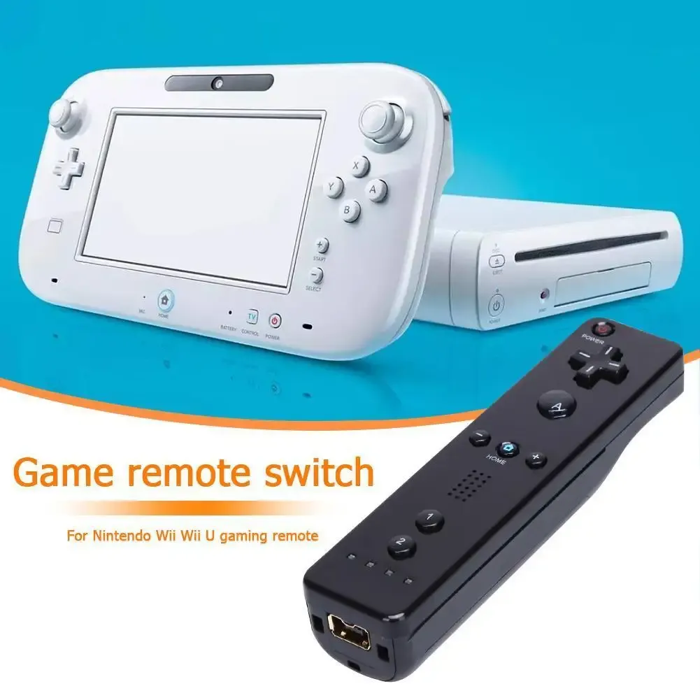 GamePads удаленный контроллер GamePad для Nintendo Wii Wii U Консоль дистанционного управления черным