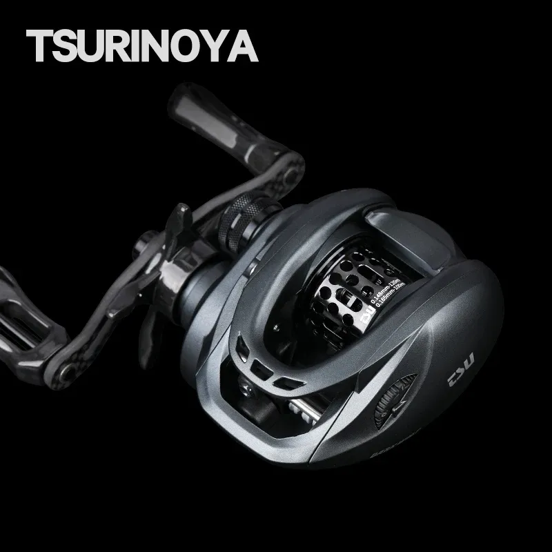 Akcesoria TSURINOYA 135G Bait Finesse Niski profil Baitcast Reel Dark Wolf 50s 4Kg Ligh Game Casting Reel 7.1: 1 6.1G Płytka szpula