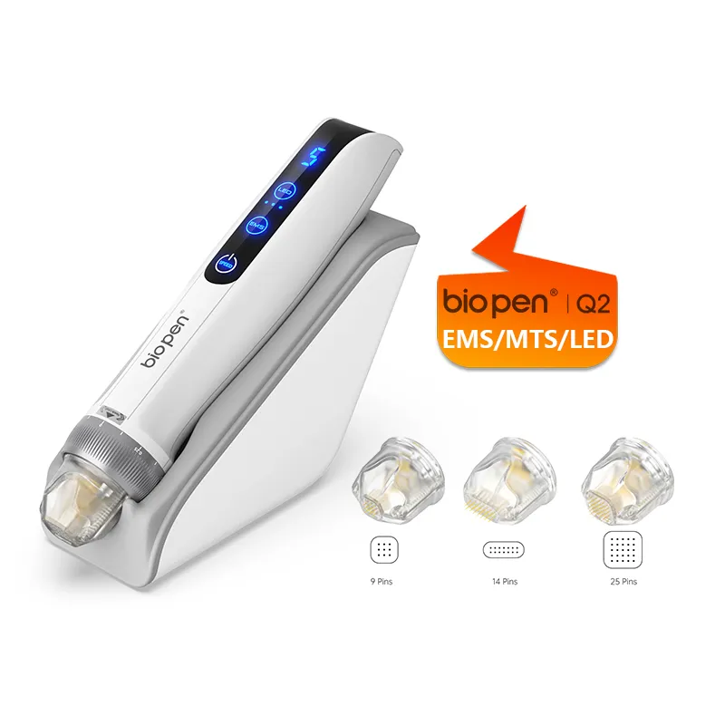Bio Robomax Pen Price Q2 Auto MTS Electroporation EMS LED Light Therapy Microneedling Robomax
