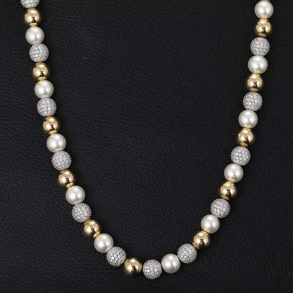 宝石の母親925日の銀シルバーグレイスフル18kゴールドネックレスビーズシニーモイサナイト象眼細工の女性ネックレス