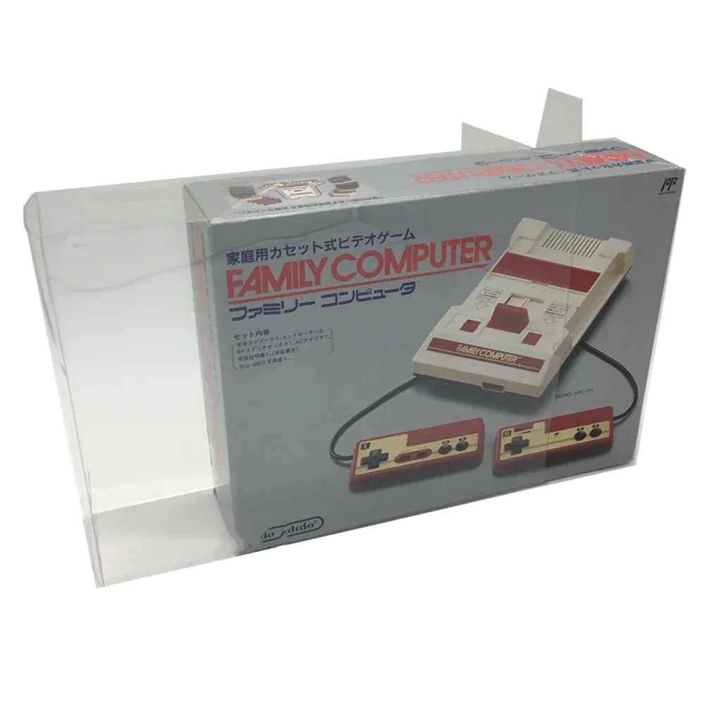 BINS 컬렉션 디스플레이 박스 FC/Family Computer/Famicom JPN 게임 저장 투명 상자 TEP Shell Clear Collect Case