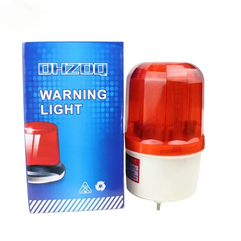 Wodoodporna na zewnątrz 12V 24V 110V 220V cztery kolor obrotowy migający światło bezpieczeństwa alarm stroby sygnał Lampa LED z dźwiękiem