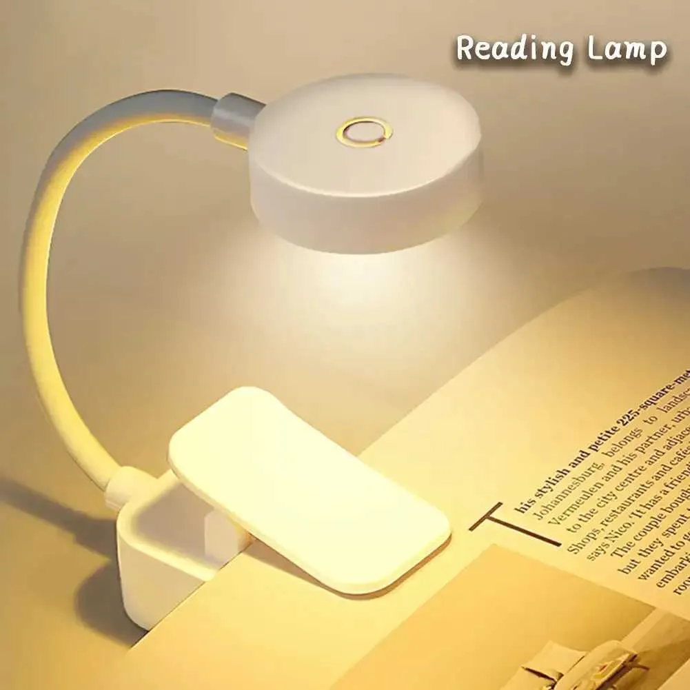 Mini Reading Light Portable Mini Book Light: Clip On Reading Lamp, Eye Protection, USB ...