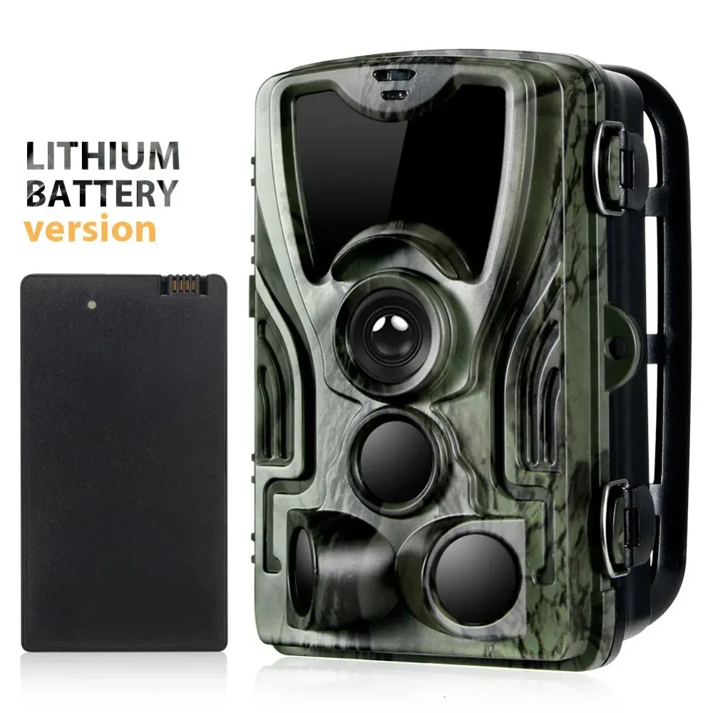 Caméra de chasse Suntekcam HC801A avec batterie au lithium de 5000mAh 16MP 64 Go Trail IP65 PO Traps 03s 940 nm Wild 240422