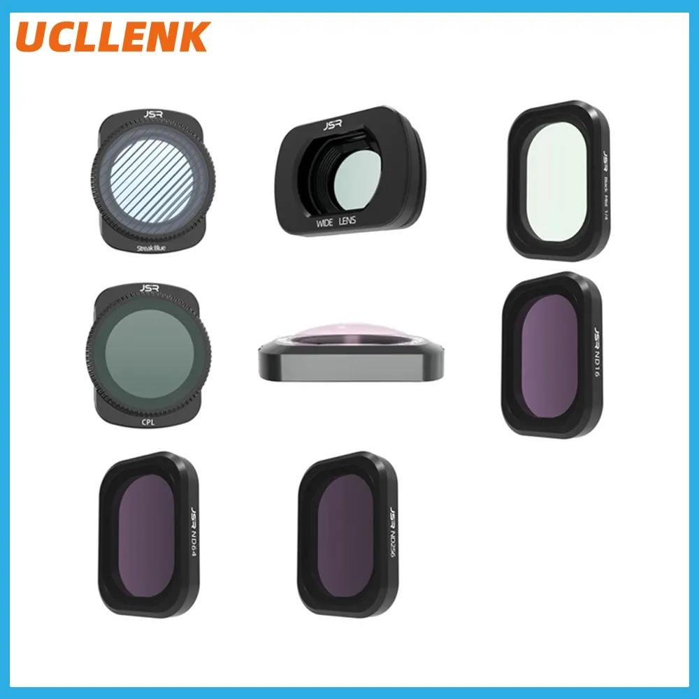 Brackets WideAngle -Objektivfilter für DJI Osmo Pocket 3 Black Mist Cpl Nd 8/16/64/256 STAR Professional Handheld Gimbal Camera Filter