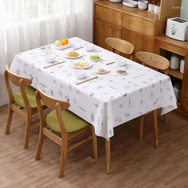 Bordduk B7TABLE MAT RECTANGULAR TABLEDKLÄD NO-Tvätt Bomull och linnetyg Litet Färskt hushåll Lätt att torka