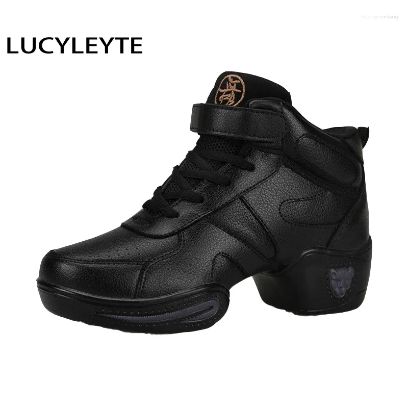 Chaussures de danse Taille 30-44 Lucyleyte Enfants et adultes dansant pour les femmes Sneakers professionnels appropriés