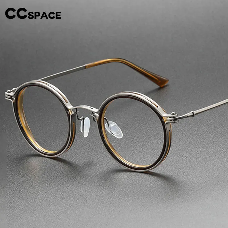 Lenti 55505 Tendenze occhiali in titanio puro in cornici di uomini ottici in lega di occhiali in lega di alto livello Donne da prescrizione personalizzate