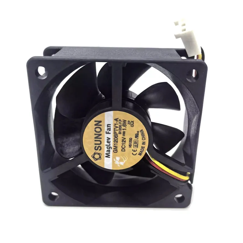 GM1206PTV1-A 6025 DC12V 1.6W 6cm Silence Maglev 3Lines Cooling Fan