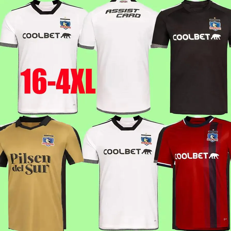 24 25 Maglie da calcio Colo Colo Colo Vidal Santos Zaldivia Gil Fuentes Costa a casa 2024 2025 Palacios Pavez Falcon Paredes Shirt da calcio uniforme