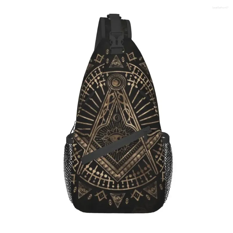 Рюкзак прохладный масонский символ масонства с поперечным строп