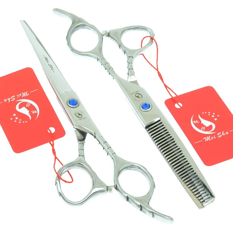Sax 6.0 "Professional Japan 440C Pet Dog Grooming Scissors Set Cat Shears Hair Cutting Scissor Thinning Shear with Comb Bag A0107A