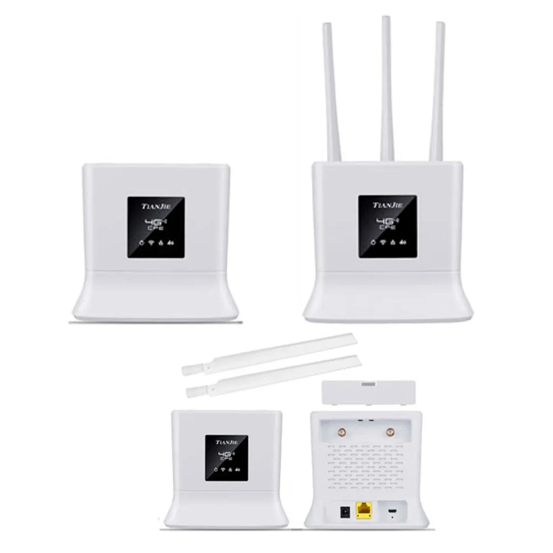 Routers CPE906 WiFi Router 3G 4G Modem CPE Modem 4G Card WiFi SIM Antenne externe RJ45 WAN LAN LA LIGNE SPEET