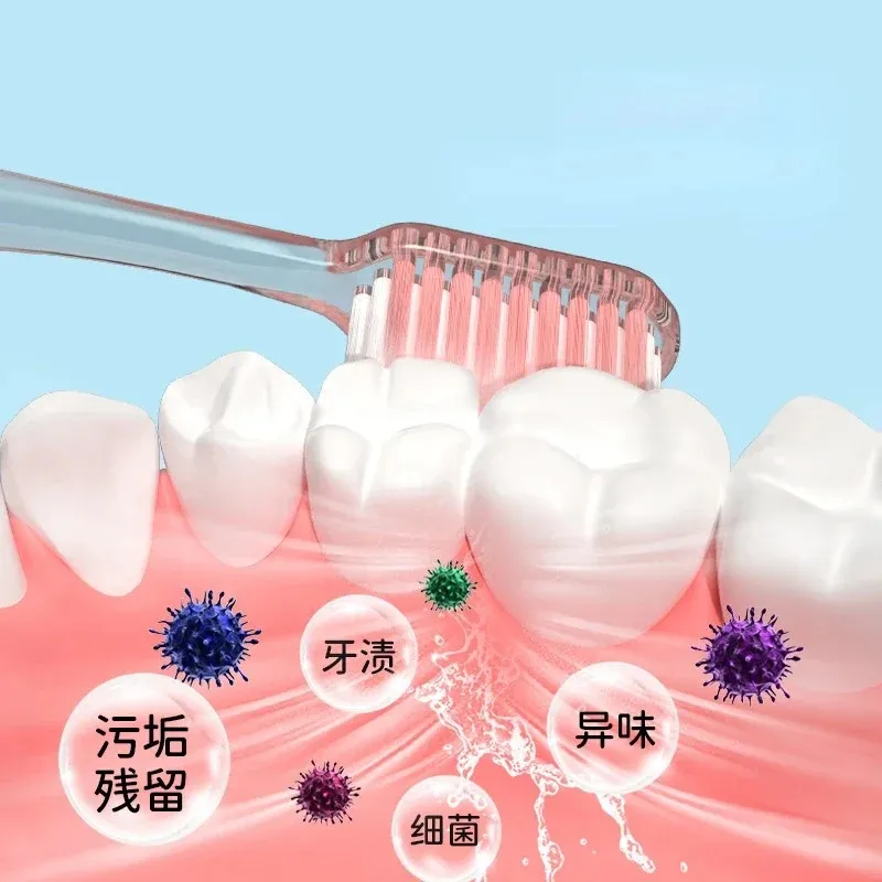 3st/4st mjuka borstar grossist oral rengöring gummi vård vuxen tandborste fina tio tusen borst tandborste